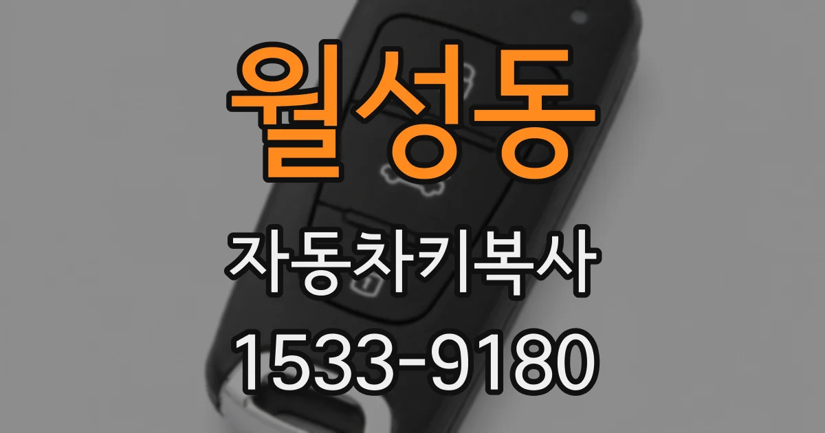 월성동 자동차키복사