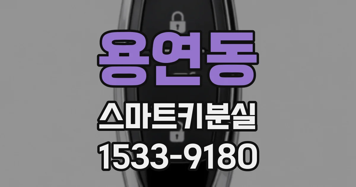 용연동 스마트키분실