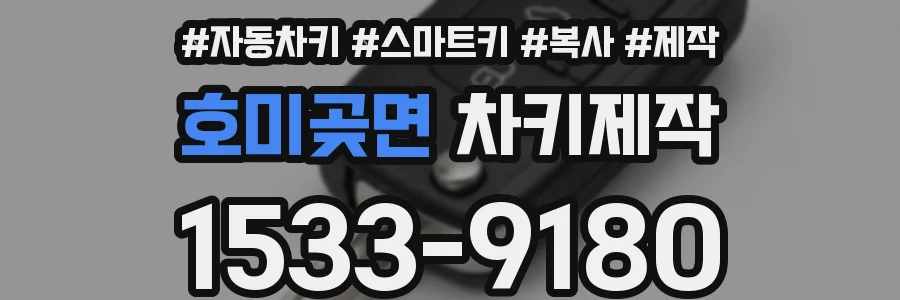 호미곶면 차키제작