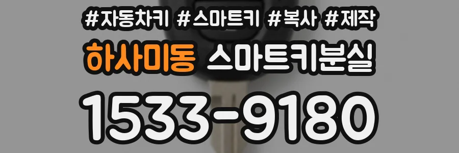 하사미동 스마트키분실