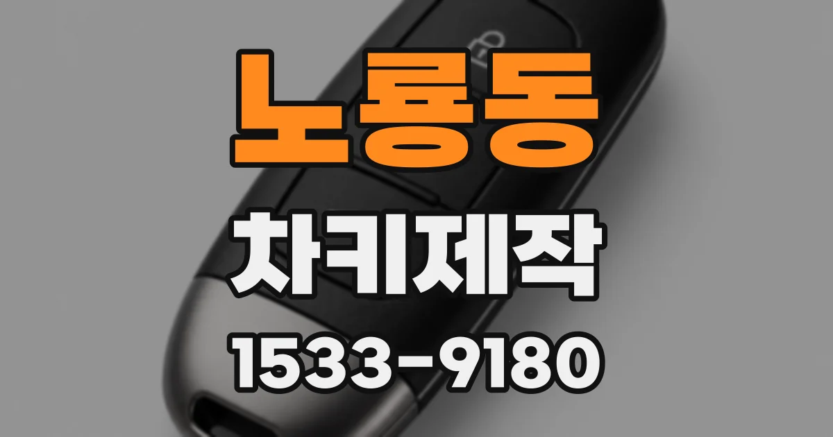 노룡동 차키제작