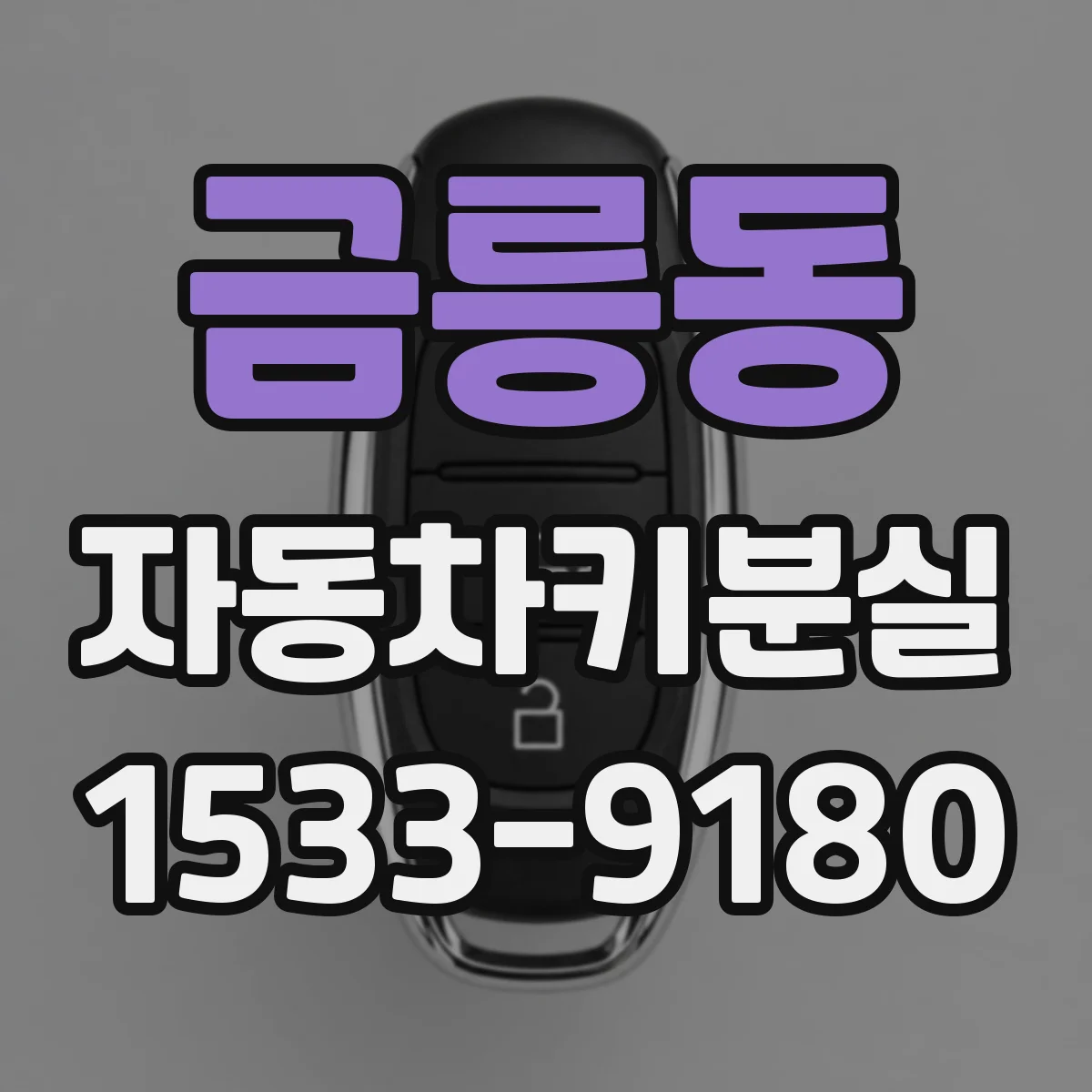 금릉동 자동차키분실