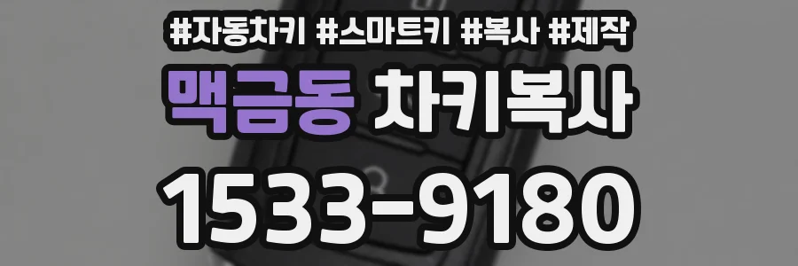 맥금동 차키복사