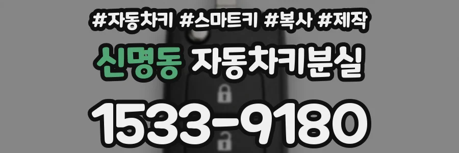 신명동 자동차키분실