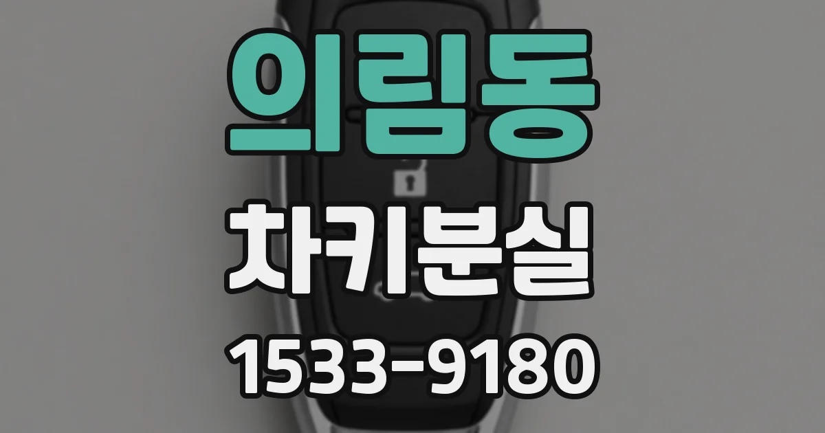 의림동 차키분실