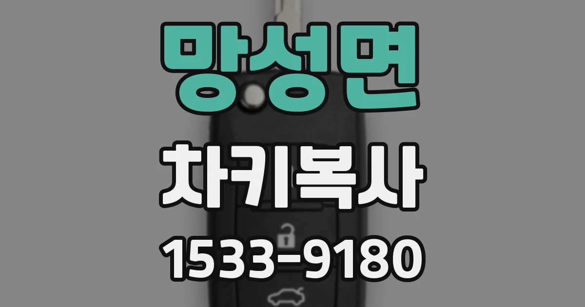 망성면 차키복사