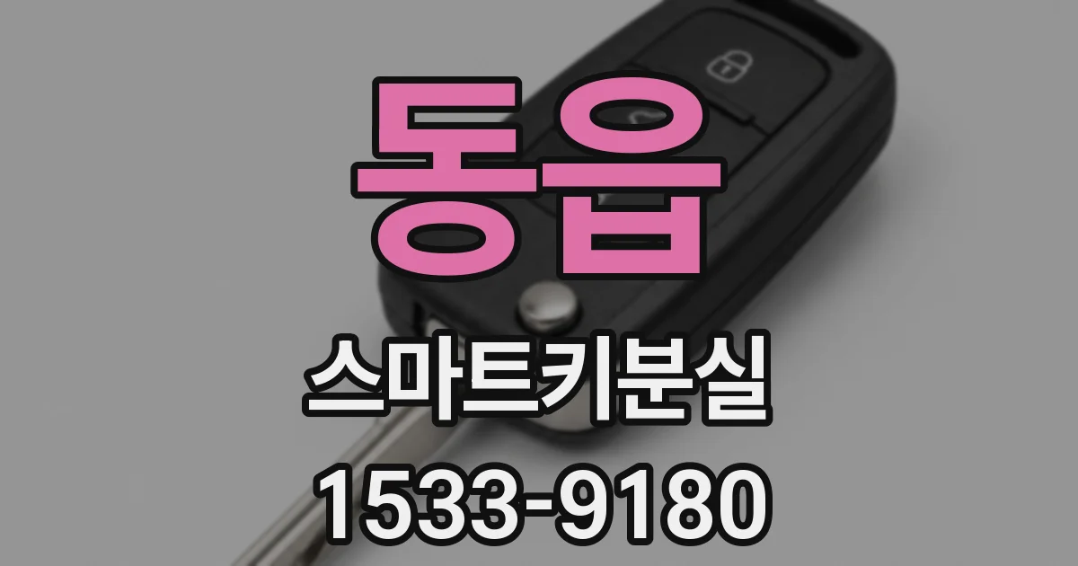 동읍 스마트키분실