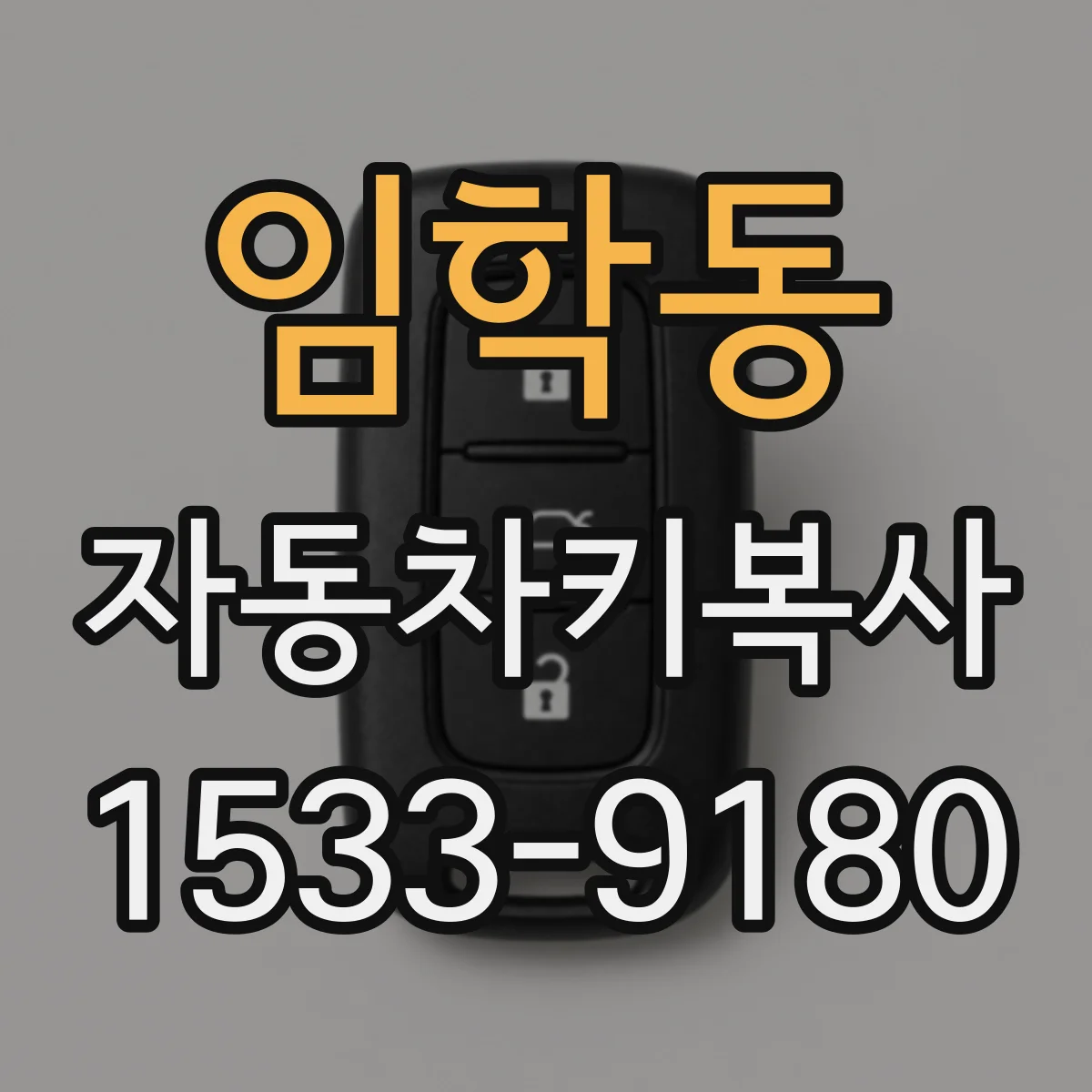 임학동 자동차키복사 전 단계로 차량 인식등 상태 점검