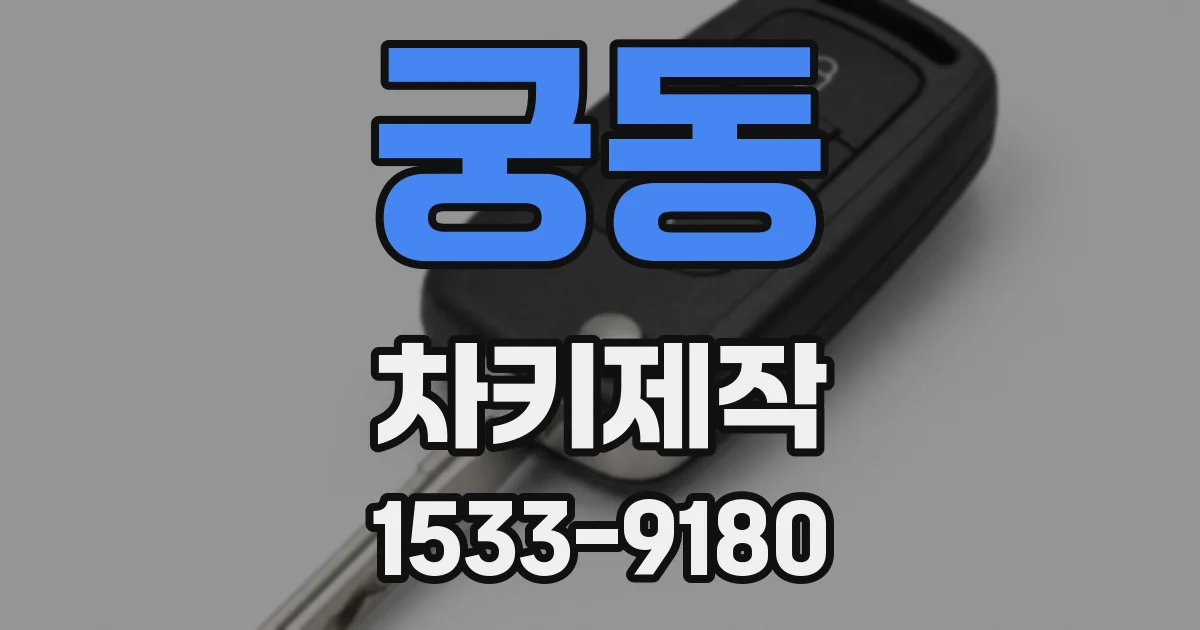 궁동 차키제작