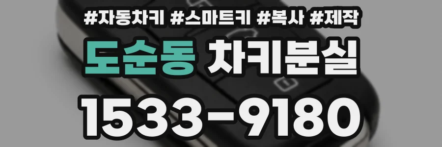 도순동 차키분실
