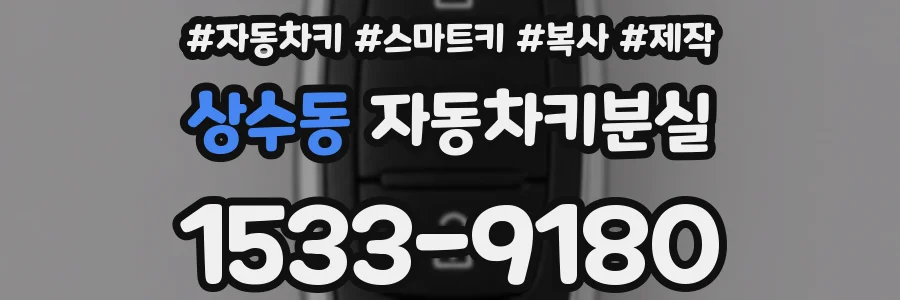 상수동 자동차키분실
