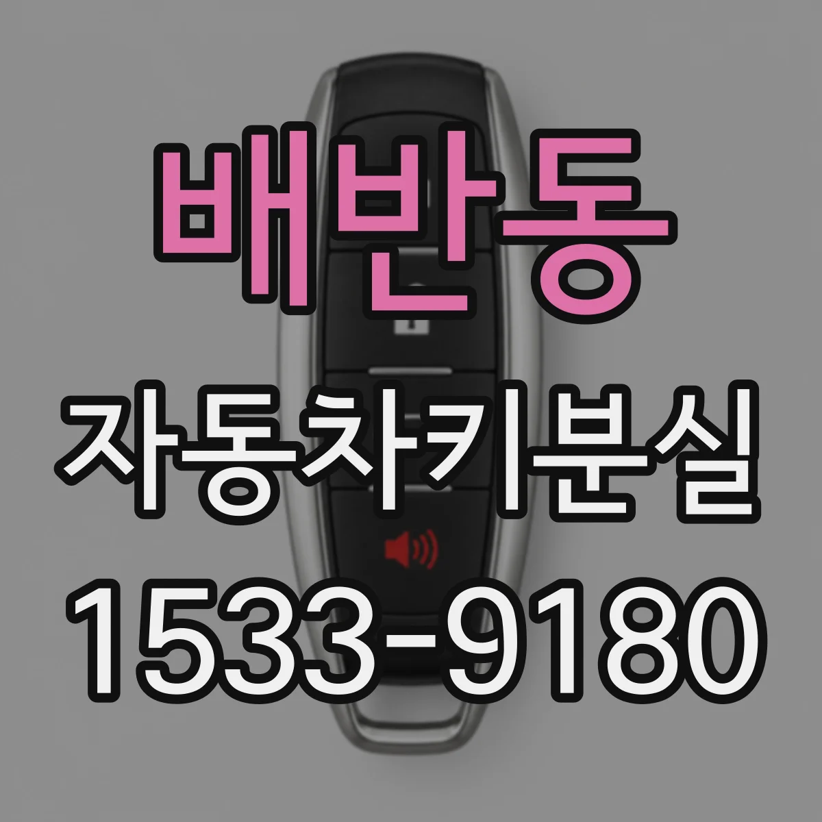 배반동 자동차키분실