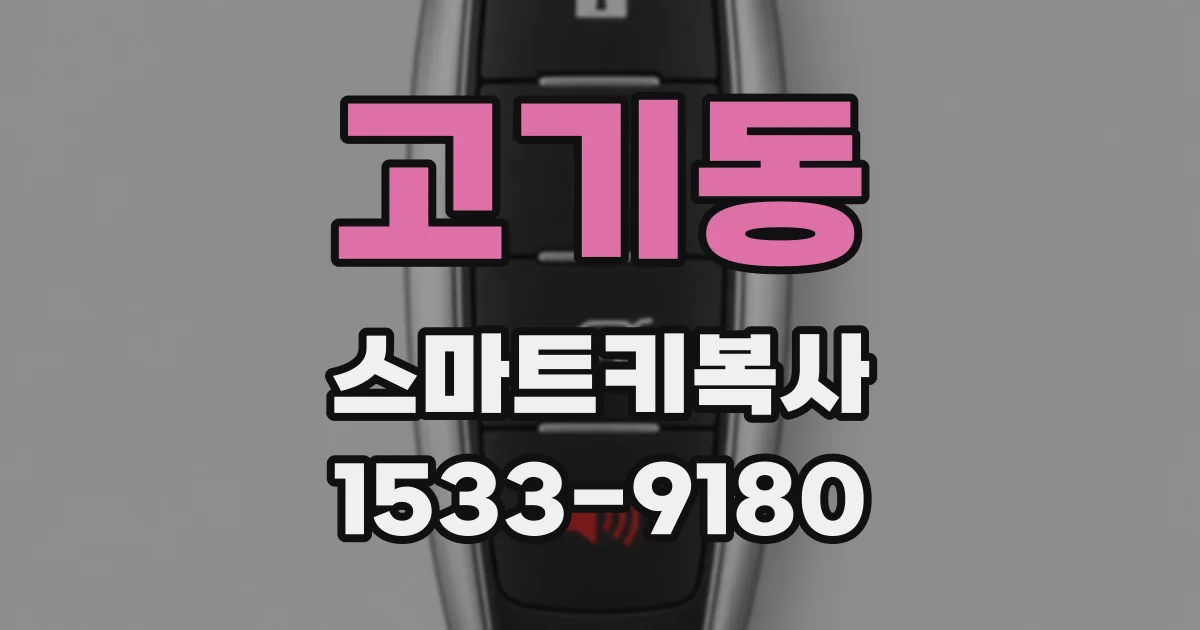 고기동 스마트키복사