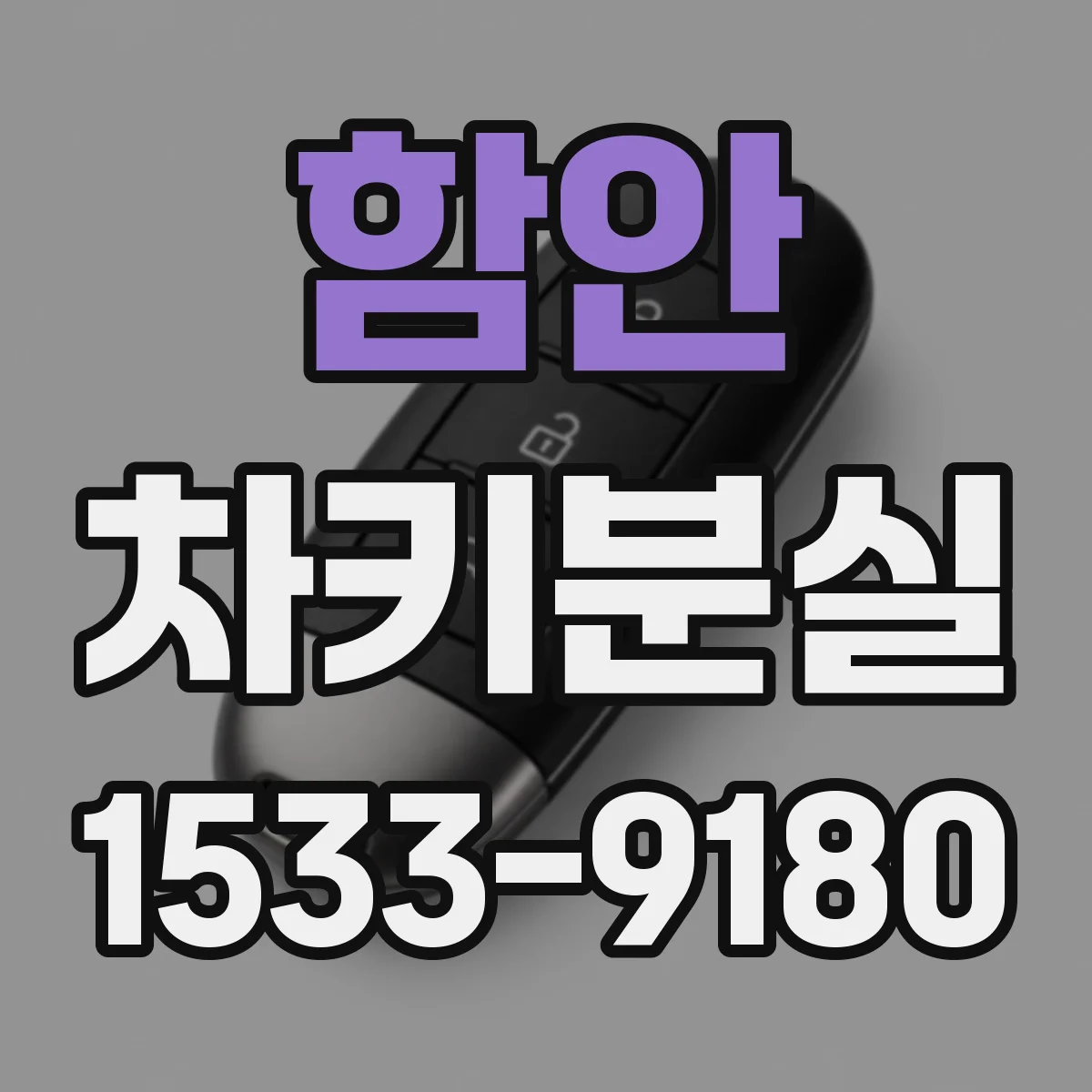 함안 차키분실