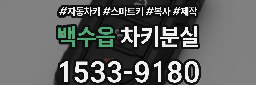 백수읍 차키분실