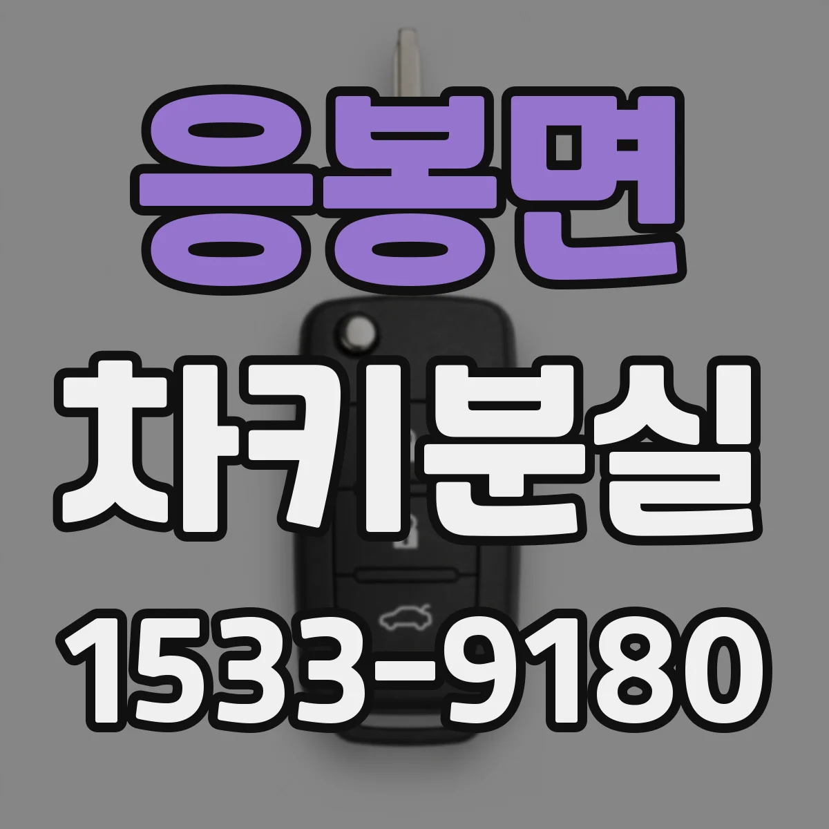 응봉면 차키분실
