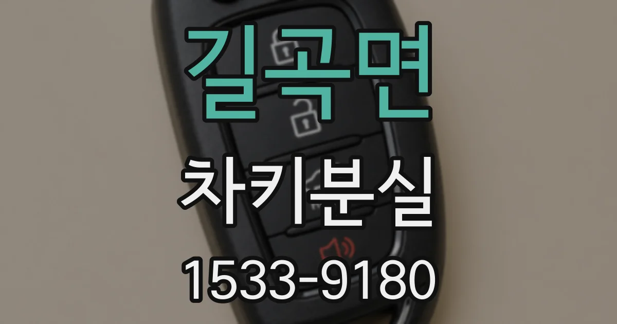 길곡면 차키분실