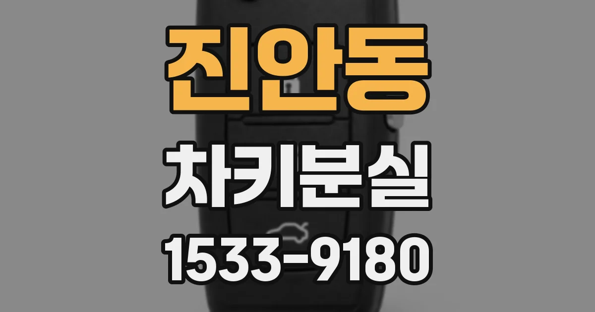 진안동 차키분실