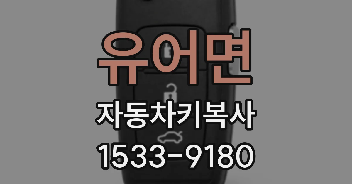 유어면 자동차키복사