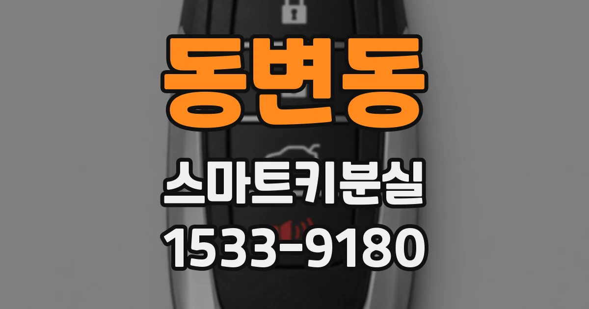 동변동 스마트키분실