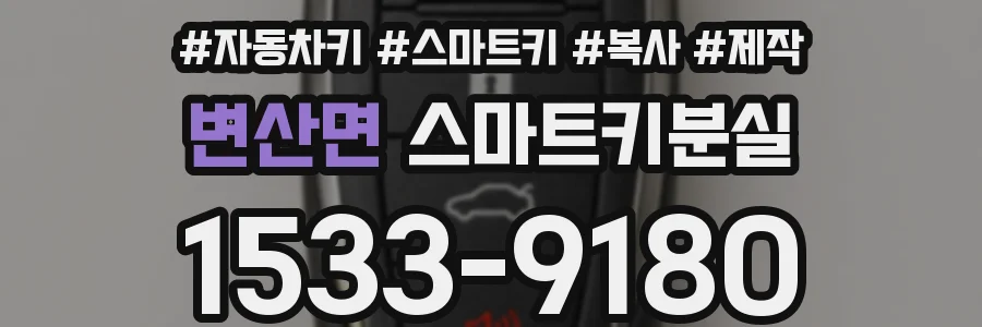 변산면 스마트키분실
