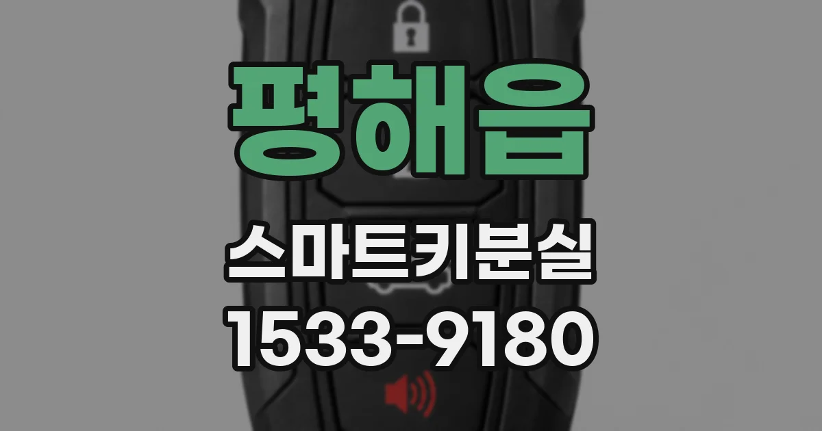 평해읍 스마트키분실