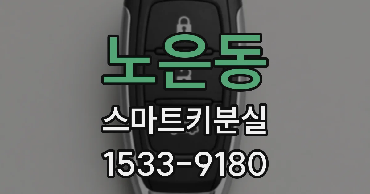 노은동 스마트키분실