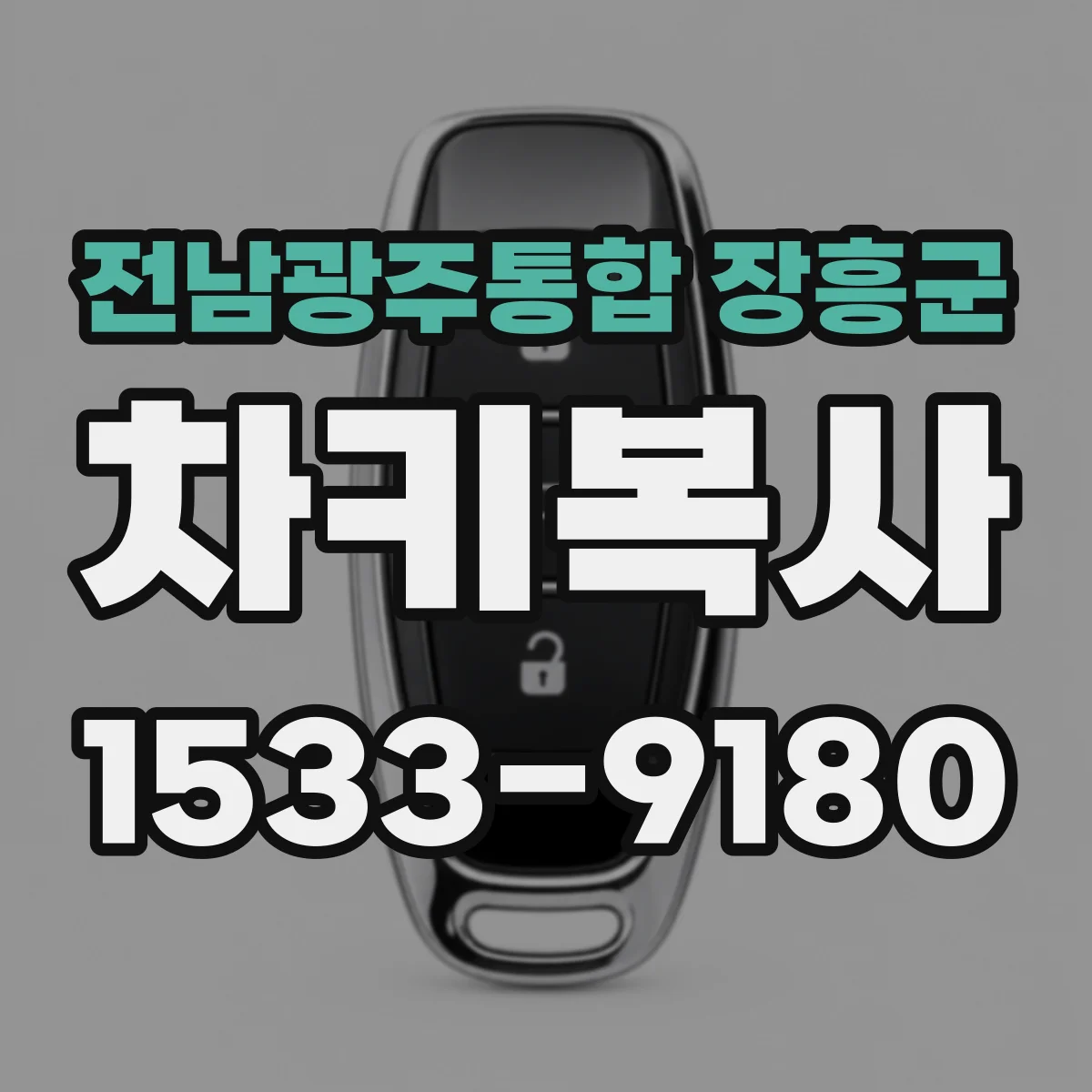 전남광주통합 장흥군 차키복사