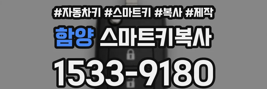 함양 스마트키복사