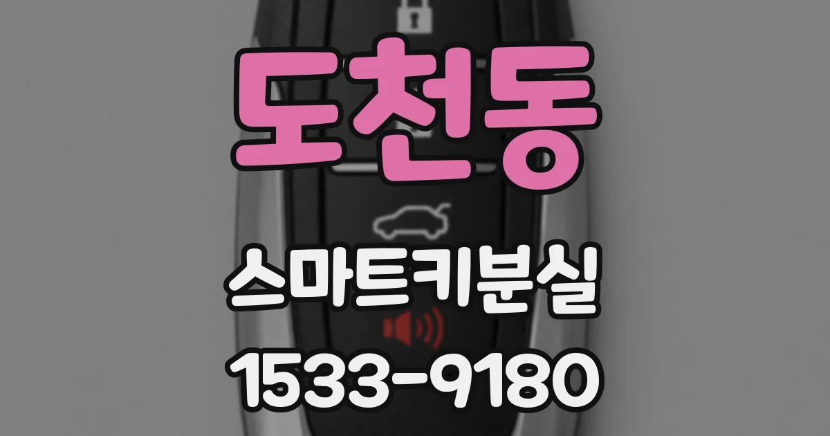 도천동 스마트키분실