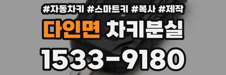 다인면 차키분실