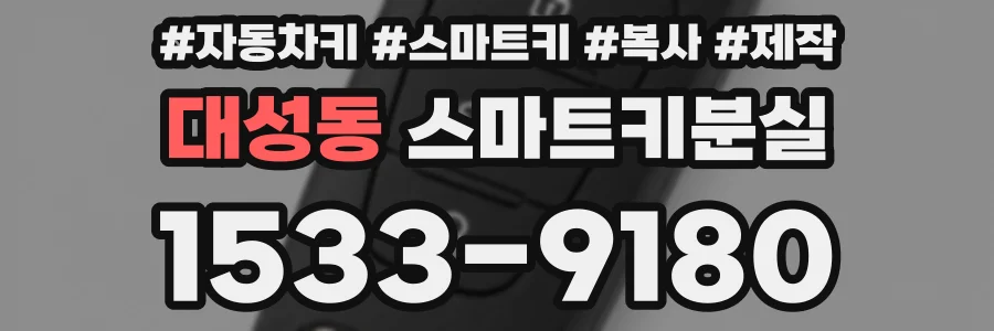 대성동 스마트키분실