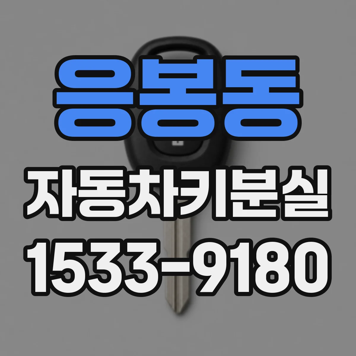 응봉동 자동차키분실
