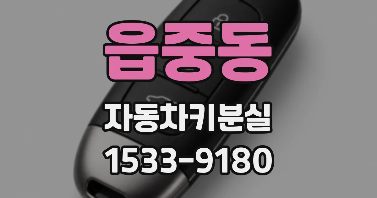 읍중동 자동차키분실