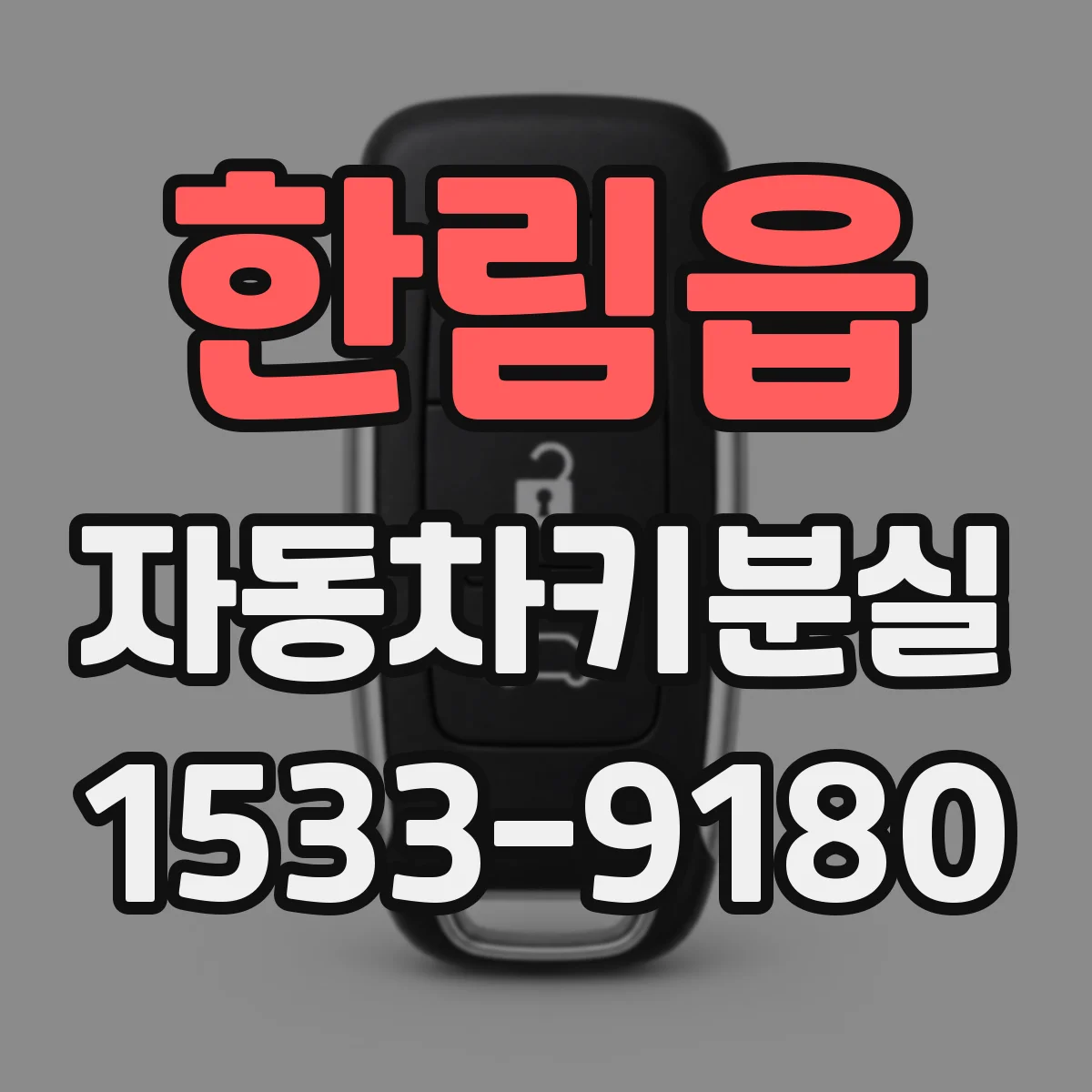 한림읍 자동차키분실