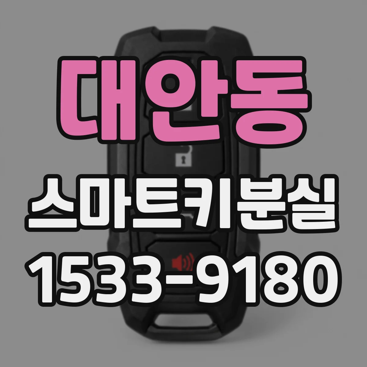 대안동 스마트키분실