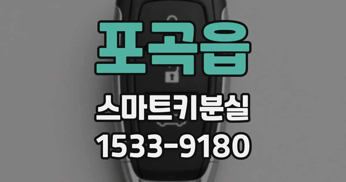 포곡읍 스마트키분실