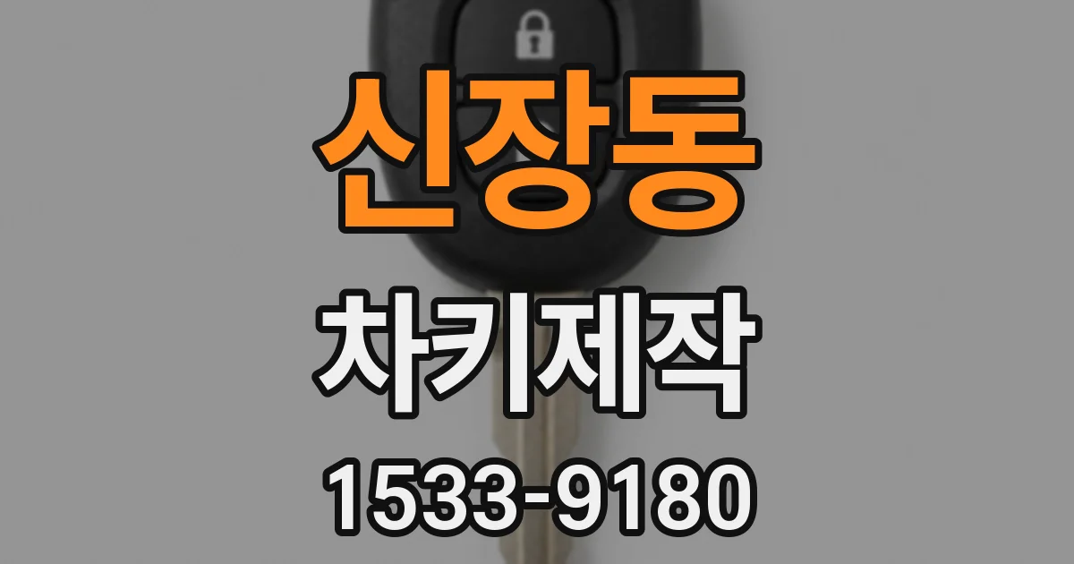 신장동 차키제작