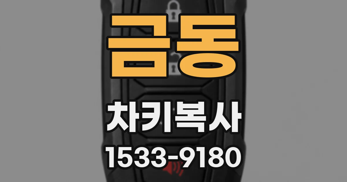 금동 차키복사