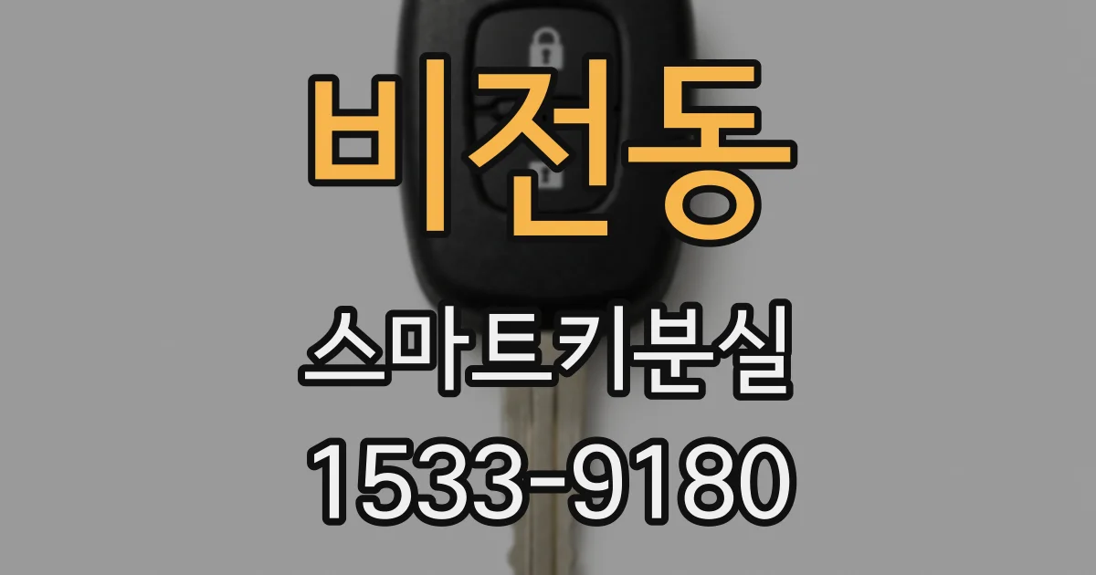 비전동 스마트키분실