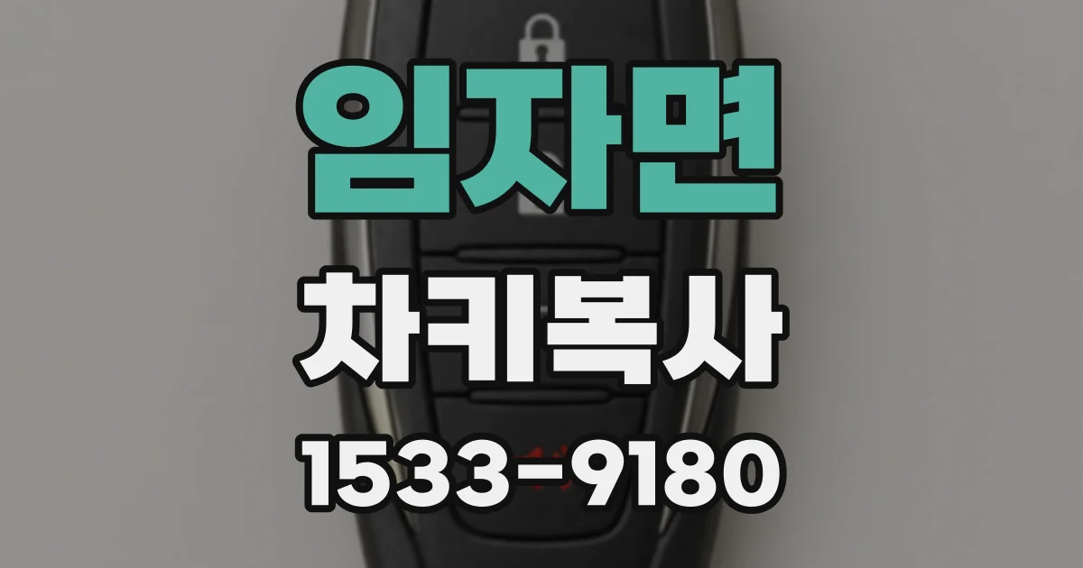 임자면 차키복사