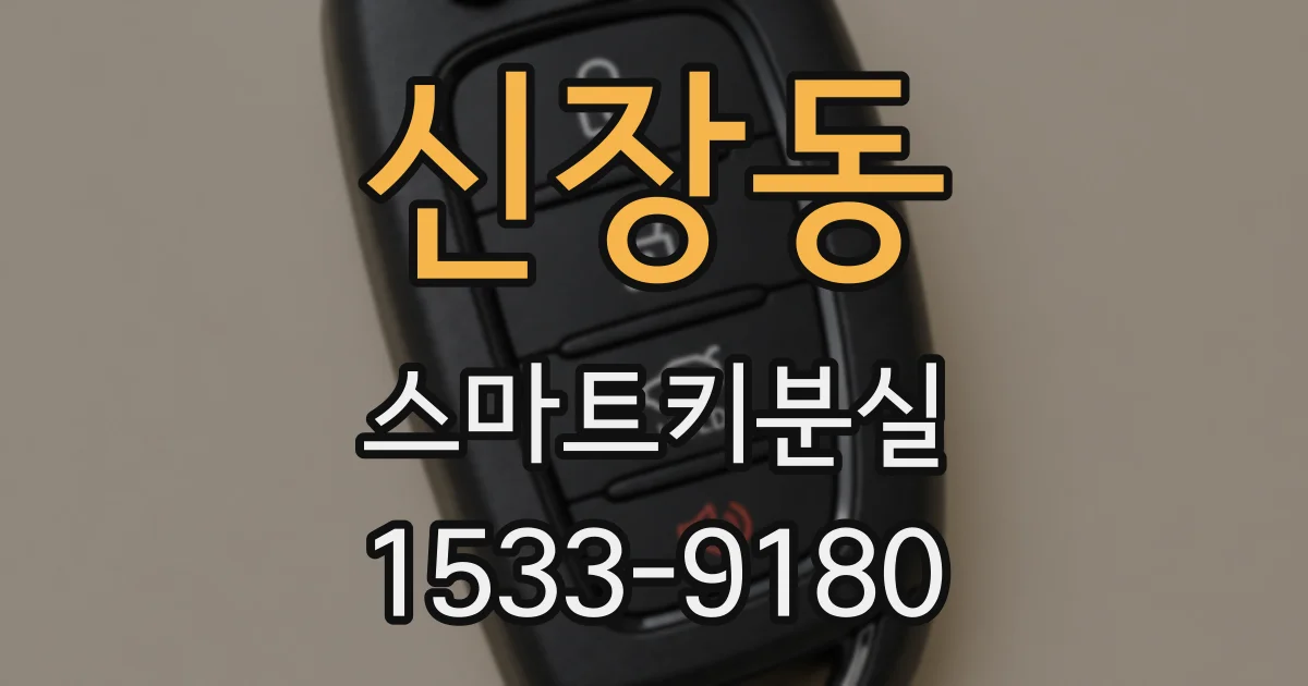 신장동 스마트키분실