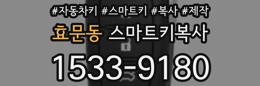 효문동 스마트키복사