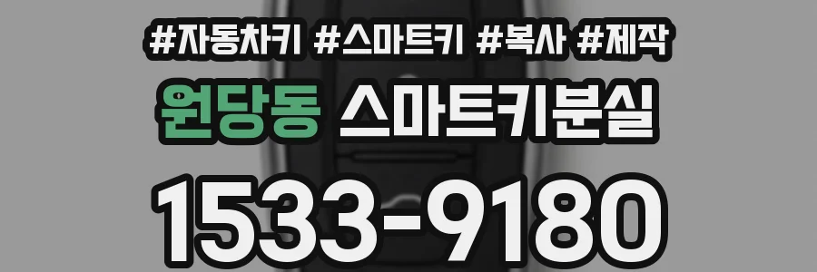 원당동 스마트키분실