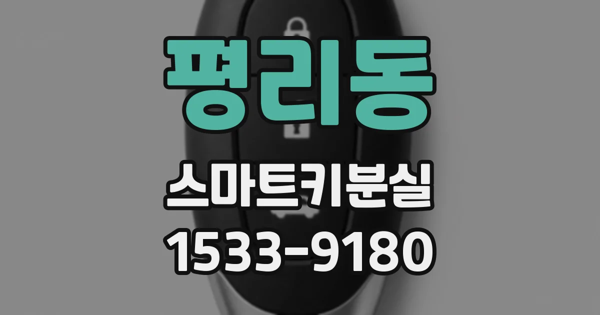 평리동 스마트키분실
