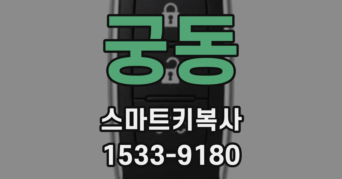 궁동 스마트키복사