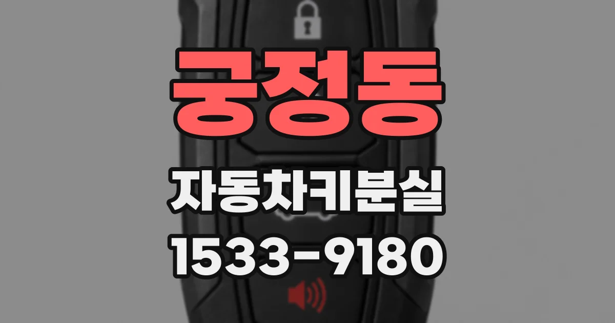 궁정동 자동차키분실