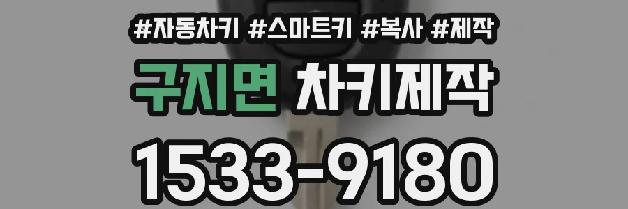 구지면 차키제작