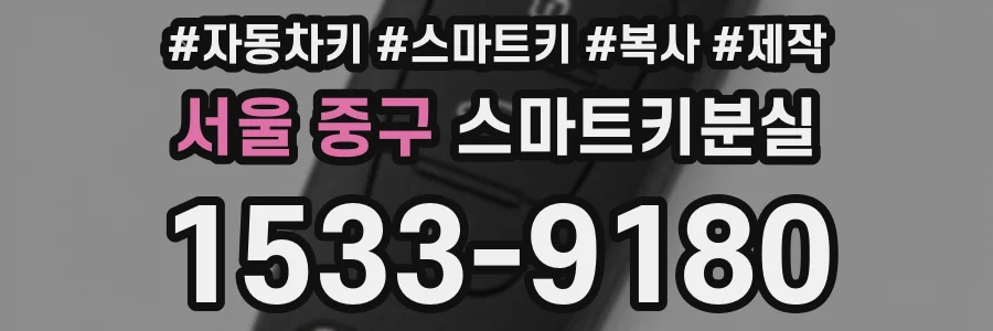 서울 중구 스마트키분실