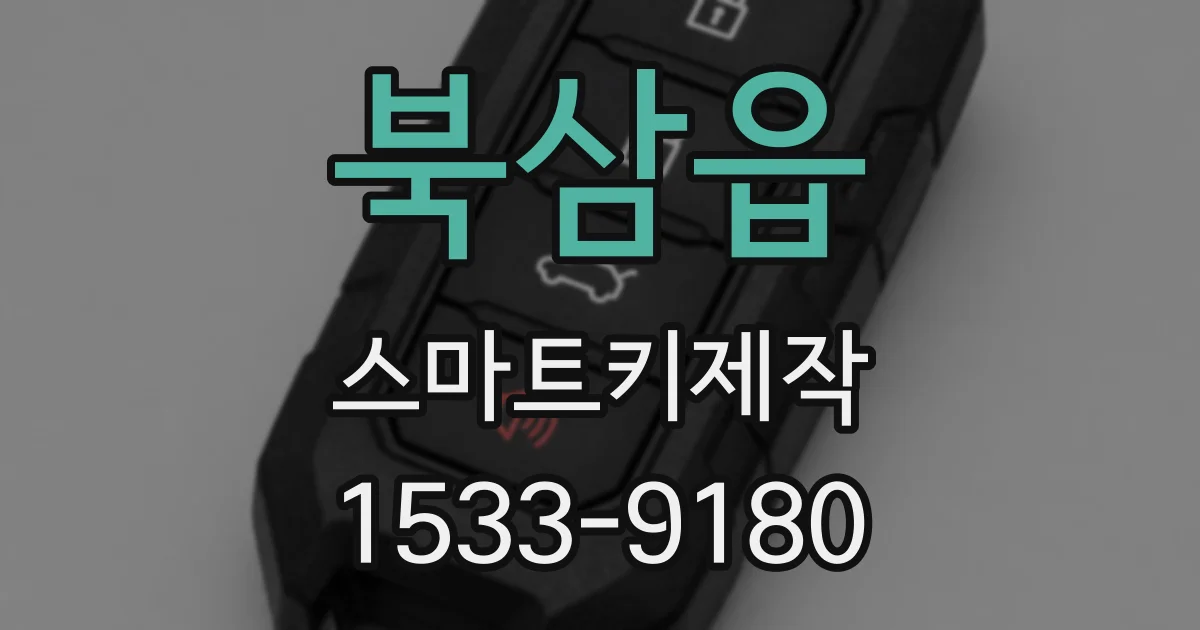 북삼읍 스마트키제작